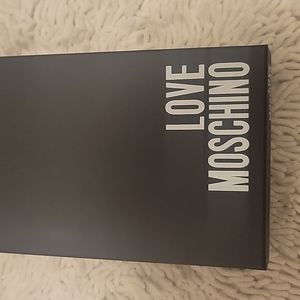 Love moschino leather wallet SOLD